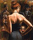 Fabian Perez Girl with Red Hair